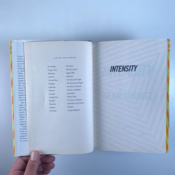 2/$25 -  Intensity by Dean Koontz - Picture 7 of 16